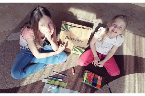 HUNGARIAN CHILDREN ENJOYED PLAYING AT HOME WITH FLEXOFFICE PRODUCTS DURING THE SCHOOL LOCKDOWN
